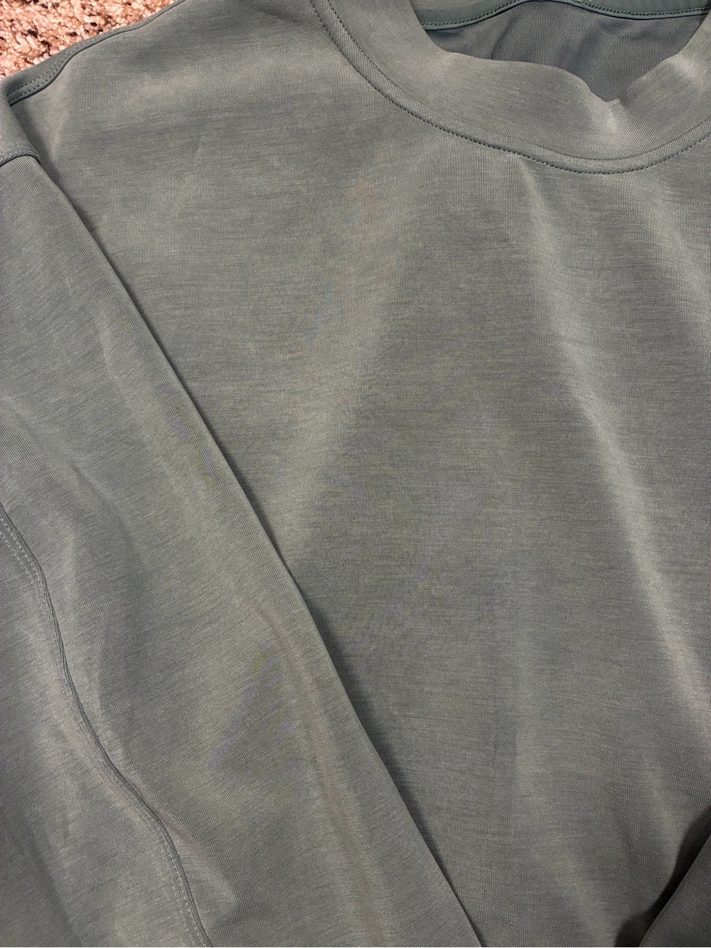 Lululemon Perfectly Oversized Crop Crew Soft Stream Sweatshirt - Picture 9 of 12